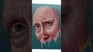 Painting a sad surreal portrait in Procreate