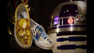 Star Wars Vans sneaker commercial w/ R2-D2 & C-3PO