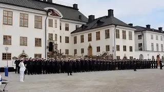 Examenscermoni vid militärhögskolan Karlberg 2025.