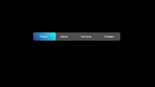 Baro Navigation Menu  iyadoo la isticmaalayo HTML CSS | Animated Tabs with Indicator