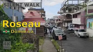 🇩🇲 Roseau, Dominica, March 2024 | #citywalk #roseau #caribbean #4k