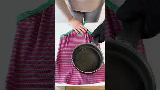 Use a pot to iron your clothes