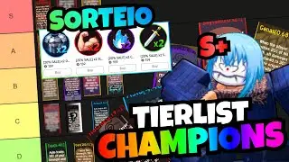 SORTEIO GAMEPASS 2X+TIERLIST DOS MELHORES CHAMPIONS DO ANIME FIGHTING SIMULATOR ENDLESS!⭐