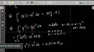 Beta Function Problems and Properties