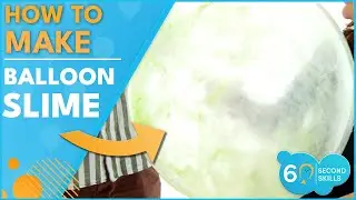 How to Make Balloon Slime! - 60 Second Skills #shorts