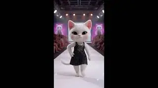 Glamorous Cats Strut the Runway | Feline Fashion Show