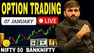 Index Option Live Trading | Nifty, Bank Nifty & Sensex Live Market Analysis // 07 january 2026