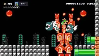 The return of Mecha Bowzilla by WESTHOPPIN 🍄 Super Mario Maker 2 😶 No Commentary　#acj
