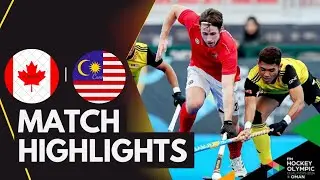 Malaysia vs Canada | FIH Hockey Olympic Qualifiers | Men's 5th/6th | Match
