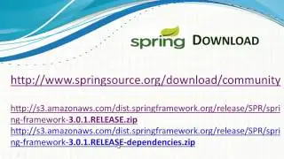 Spring Framework Tutorial : Configuration in eclipse.