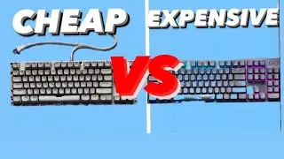 CHEAP VS EXPENSIVE GAMING KEYBOARD #fortnite #keyboard #cheap #expensive #viralvideo