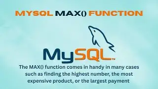 MySQL MAX Function