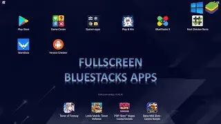 How to make Bluestacks 5 Full Screen (2023)