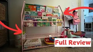 Metal bookcase from Amazon