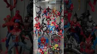 Updated Marvel legends Spider-Man display #actionfigures #acrossthespiderverse #spiderverse