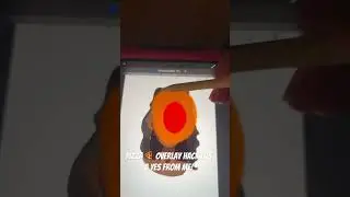 Pizza 🍕 overlay hack #procreate #digitalart #drawing