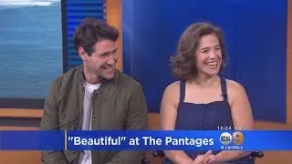 BEAUTIFUL's Sarah Bockel & Dylan S. Wallach Join Sandra Mitchell at KCAL 9 News