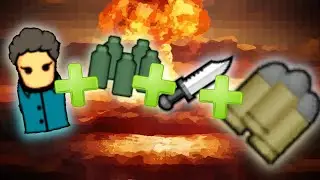 Ni&ntilde;o + ZumoGo + Cuchillo + Proyectil De Mortero | Rimworld