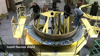Shane Telescope 3-m Mirror Re-coating Project: 2022-02-16 Timelapse