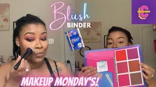 Eyeshadow and Face using The Crayon Case NEW Blush Binder! Demo + Review | Makeup Monday's DalanaB