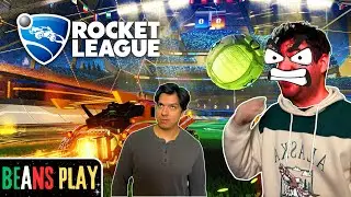 GermBean Rages At Car Soccer - Beans Play Rocket League