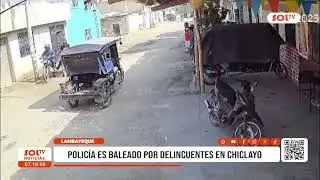 Chiclayo: Policía de Inteligencia es baleado por un delincuente