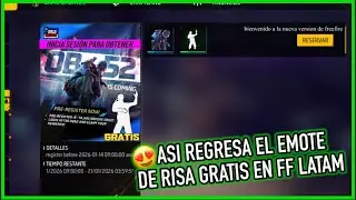 Registrate para el Regreso del Emote Risa Lol Gratis en FF Latam Actualizacion 🧐 | JORGEPLAY