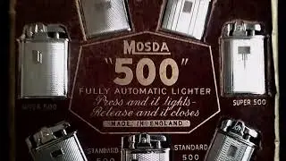 Vintage Lighter Very Rare A Set of MOSDA 500 Made In England Estimate there's only one in the world