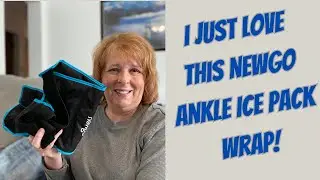 My Honest Opinion of  this NEWGO Ankle Foot Ice Pack Wrap for my Swollen Ankle.