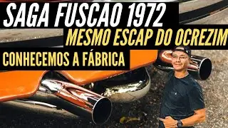 SAGA VW FUSCA 1972 VERDE GUARUJ&Aacute; - ESCAPAMENTO NOVO NO CROMO !!!