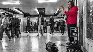 Toronto Subway ASMR | Guitar Performance & City Sounds 🚇🎸 | Relaxing Urban Vibes - Toronto Rise