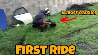 First Ride On The 212 Predator Swap Mega Moto CRAZY FUN!