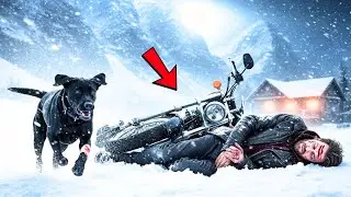 The Extraordinary Dog Who Braved a Deadly Blizzard to Save The Biker Man&rsquo;s Life