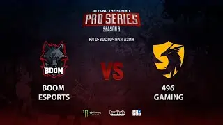 BOOM Esports vs 496 Gaming, BTS Pro Series Season 3: SEA, bo2, game 2 [Mortalles]