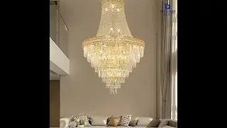 K9 Crystal Chandelier | Custom Modern Hotel & Wedding Villa Decor Pendant Light