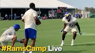 #RamsCamp LIVE: First Day in Pads! | Los Angeles Rams