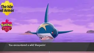 Pok&eacute;mon Sword & Shield the Isle of Armor! - How to Catch Sharpedo