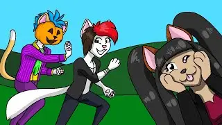 ROBLOX KITTY - PLAYING FALL CHEESE AND INFECTION WITH DARZETH AND ODDFOXX