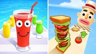🔴 LIVE Sandwich Runner vs Juice | Food Runner Gameplay Battle #youtubelivestream