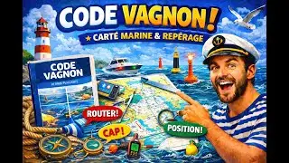 8 PERMIS COTIER Carte marine et rep&eacute;rage