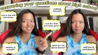 high school advice from the pov of a realist (high school q&a)