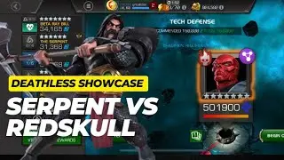 DEATHLESS SHOWCASE SQ - Serpent vs Red Skull Boss | Tech Defense