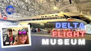 Delta Flight Museum-Our 1st Time! l Full 747 Tour l Rare Delta Airlines Planes and History 4K