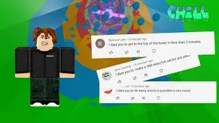 Doing your TOH dares (Roblox)