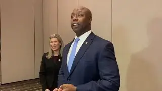 Watch Now: US Sen. Tim Scott talks police reform, court packing in Davenport