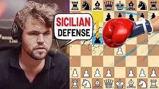 Магнус Карлсен показывает, как победить сицилианскую защиту!