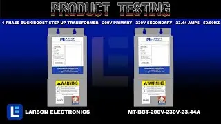 1-Phase Buck/Boost Step-Up Transformer - 200V Primary - 230V Secondary - 23.44 Amps - 50/60Hz