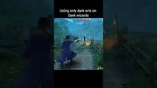 Использование только темных искусств против темных волшебников в игре Hogwarts Legacy #gaming #ha...
