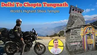 Delhi to Tungnath Bike Ride🏍️| World’s Highest Shiva Temple | #tungnath #shiv #chopta #bike