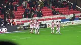 Stoke City - Sorba Thomas Goal Celebrations vs. Charlton Athletic